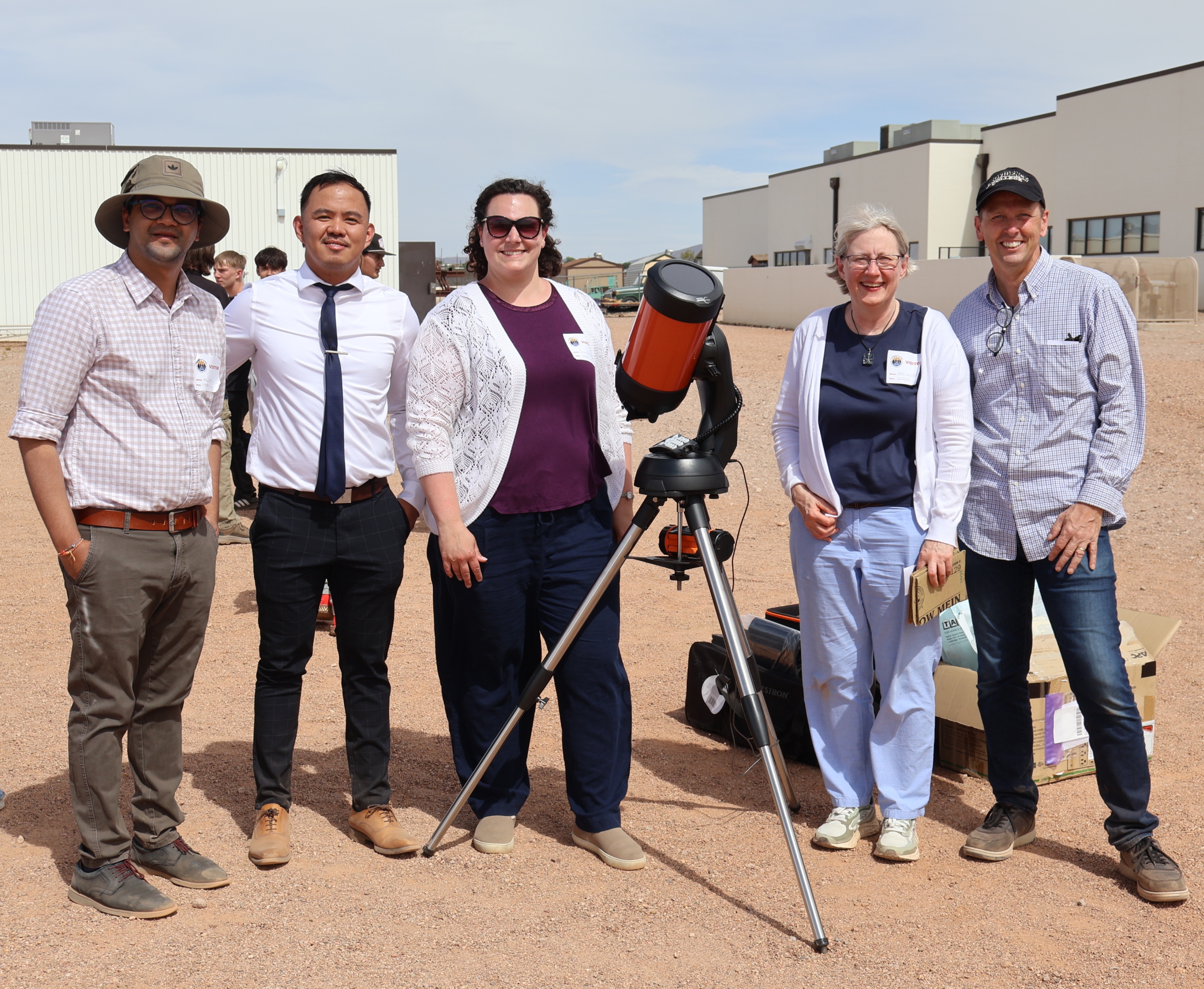 The STARS team at Tombstone High School, Tombstone AZ during the STARS pilot in Southeast Arizona in April 2026.